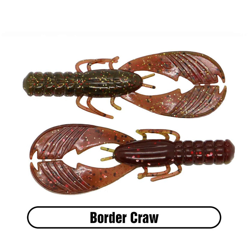 X Zone Muscle Back Finesse Craw 3.25"